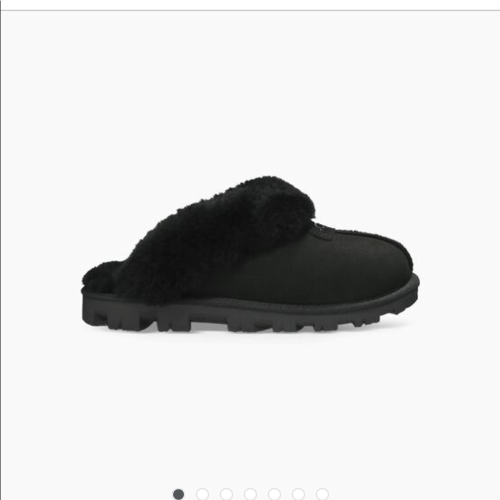 Ugg coquette slippers black
